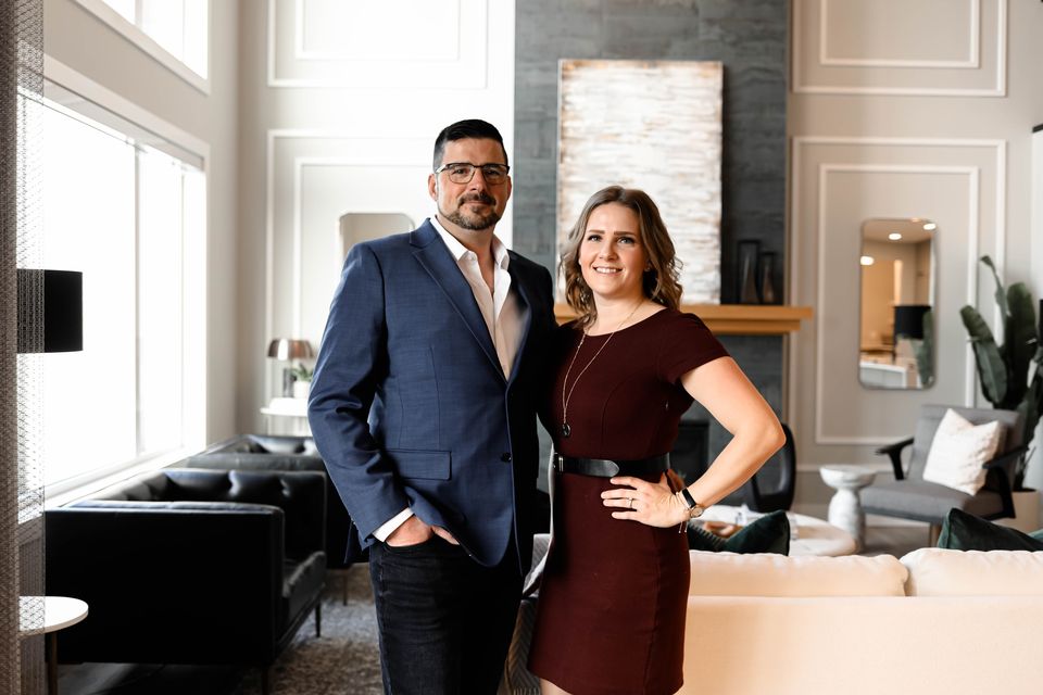 Ezra Malo and Whitney Mason of the Ezra Malo Group, a Calgary real estate team at RE/MAX First