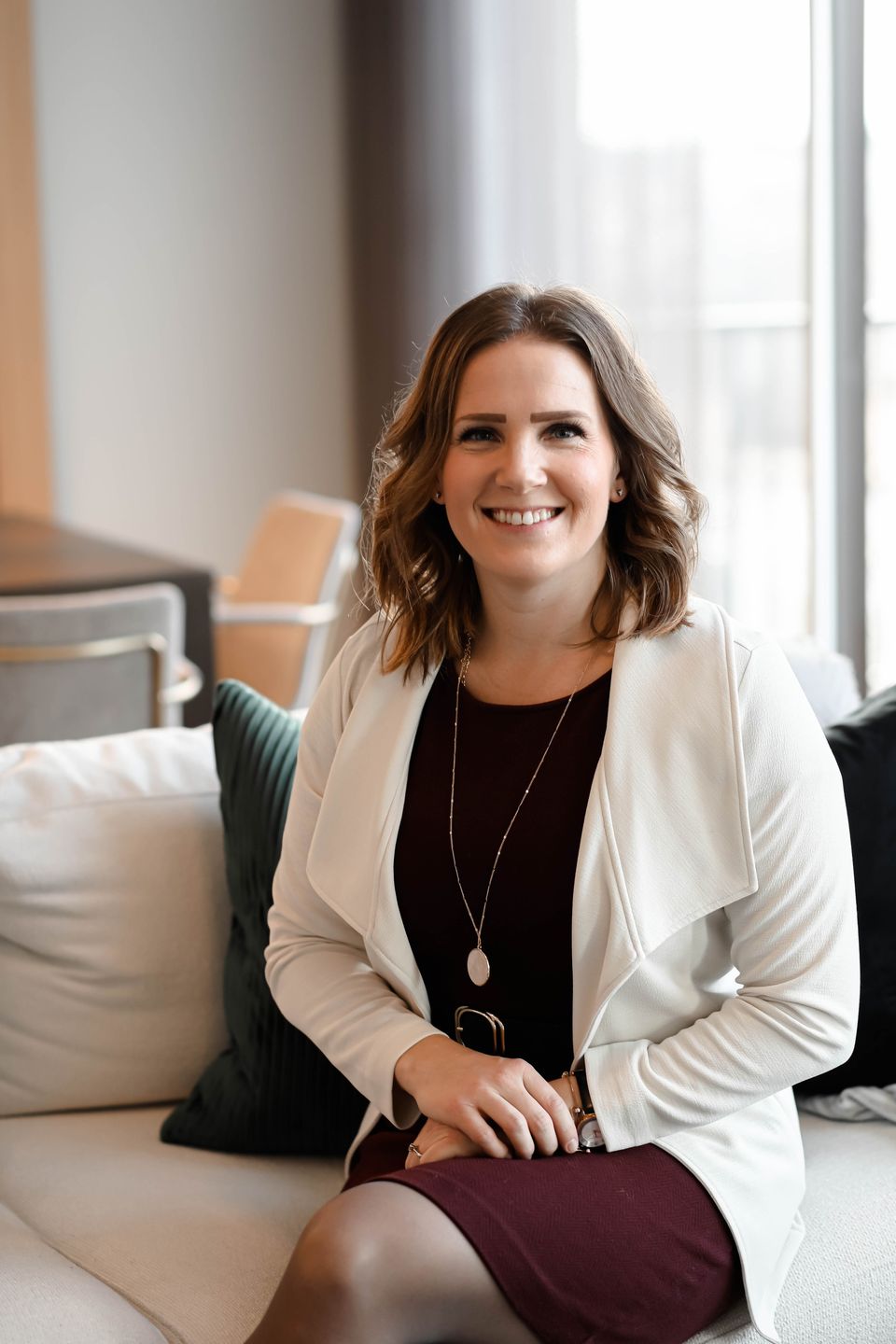 Whitney Mason, marketing and home staging manager for the Ezra Malo Group in Calgary